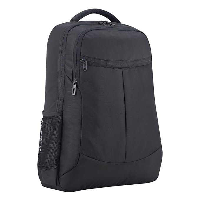 Dynotrek Capck 28L Large Laptop Backpack | Water-Resistant Business & Travel Backpack | 15.6-Inch Laptop Compatible | Ergonomic, Lightweight | Black