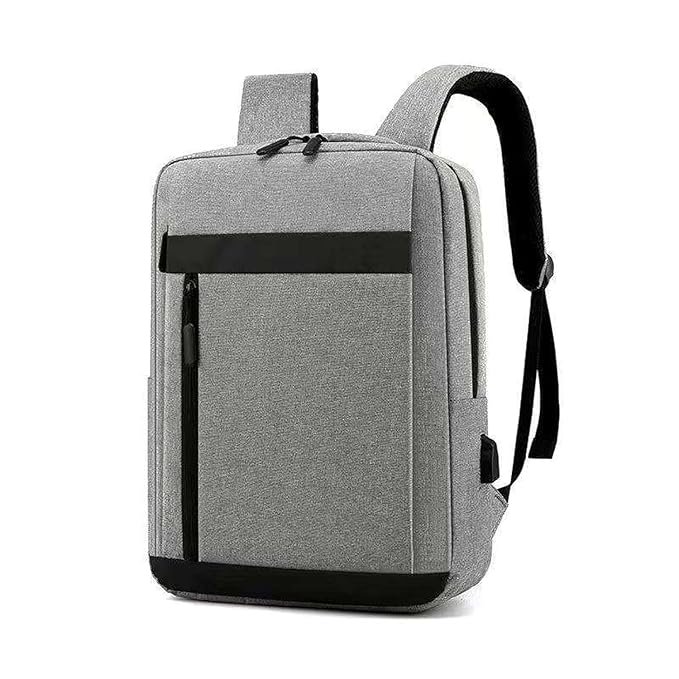 Dynotrek GAM 28L Large Laptop Backpack | Water-Resistant Office & College Backpack for Men & Women | 15.6-Inch Laptop Bag with Bottle Pocket, Tablet Sleeve & Multi-Level Organizer | Made in India (Grey)