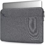 Dynotrek Mon Laptop Sleeve | Waterproof Slim Laptop Case with | Shockproof Velvet Protection | Compatible size: Designed for up to 11-11.6 INCH laptops and tablets, Color (Denim Grey)