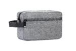 Dynotrek Nova Toiletry Bag for Men & Women | Waterproof Travel Toiletry Organizer Pouch | Portable Shaving Kit & Makeup Cosmetic Bag | Durable Polyester | Lightweight Travel Accessories Case Compatible size: Designed for up to 9.3 Inch , Color -Denim Grey