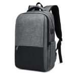 Dynotrek Rek-Grey 28L Large Laptop Backpack | Water-Resistant Business Casual Backpack for Men & Women | 15.6 Inch Laptop Bag with Bottle Pocket, Tablet Sleeve & Multi-Organizer | Made in India | Black Copy