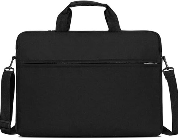 Dynotrek Tonner Slim Laptop Sleeve Messenger Bag with Detachable Shoulder Strap | Waterproof Nylon Tablet & Laptop Case | 360° Shockproof Protection | Dust-Proof Zipper | Unisex