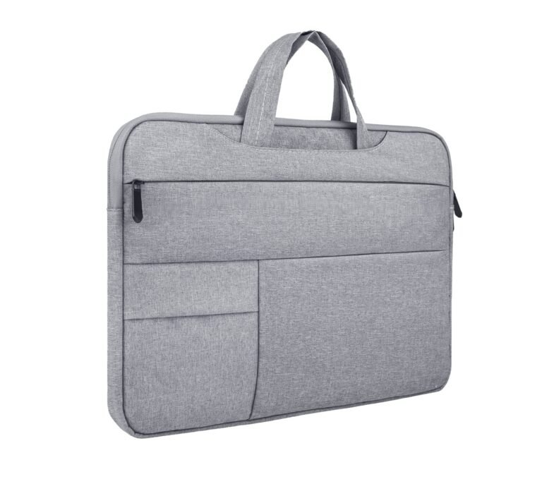 Dynotrek Kindle Laptop Sleeve Case Bag with Hidden Handle, Accessory Pocket & Faux Fur Lining | Water-Resistant