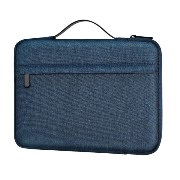 Dynotrek Root Laptop Sleeve Case with Handle – Shockproof Water-Resistant Laptop Bag, Protective Notebook Carrying Case with Accessory Pocket for HP, Dell, Lenovo, ASUS, Acer, MacBook & Tablets Compatible size: Designed for 15.6 INCH , Color (Denim Blue)