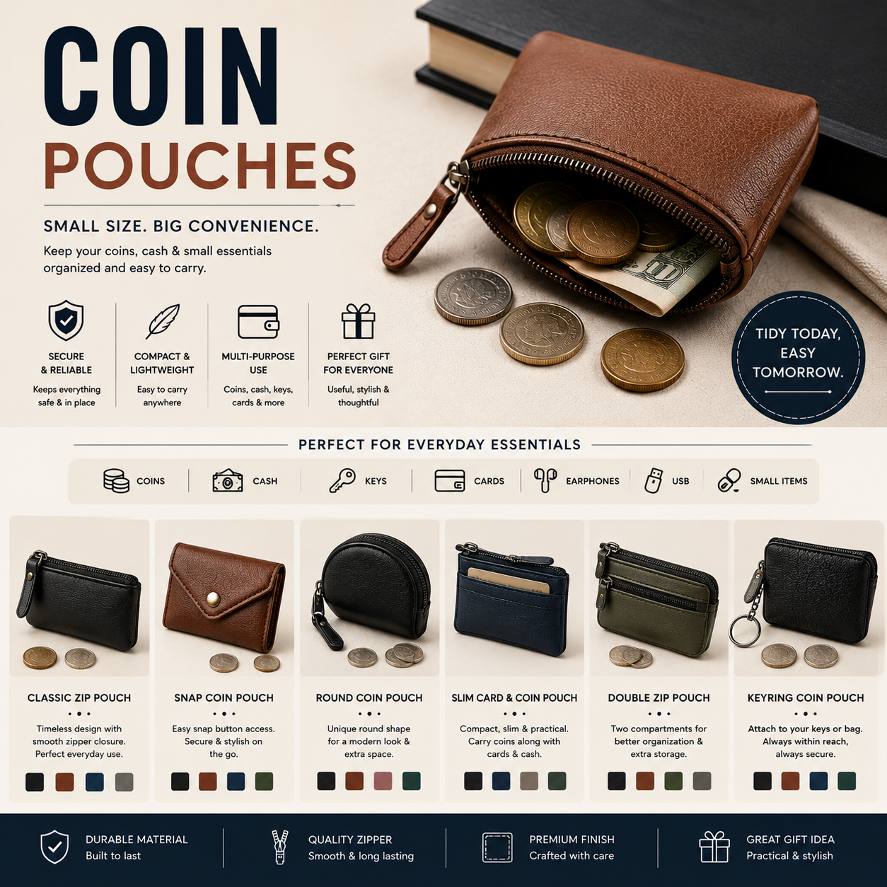 coin pouches